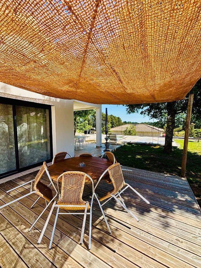 Location de vacances pour 10 personnes, avec jardin ainsi que piscine et vue à Rosières (Ardèche) - 3