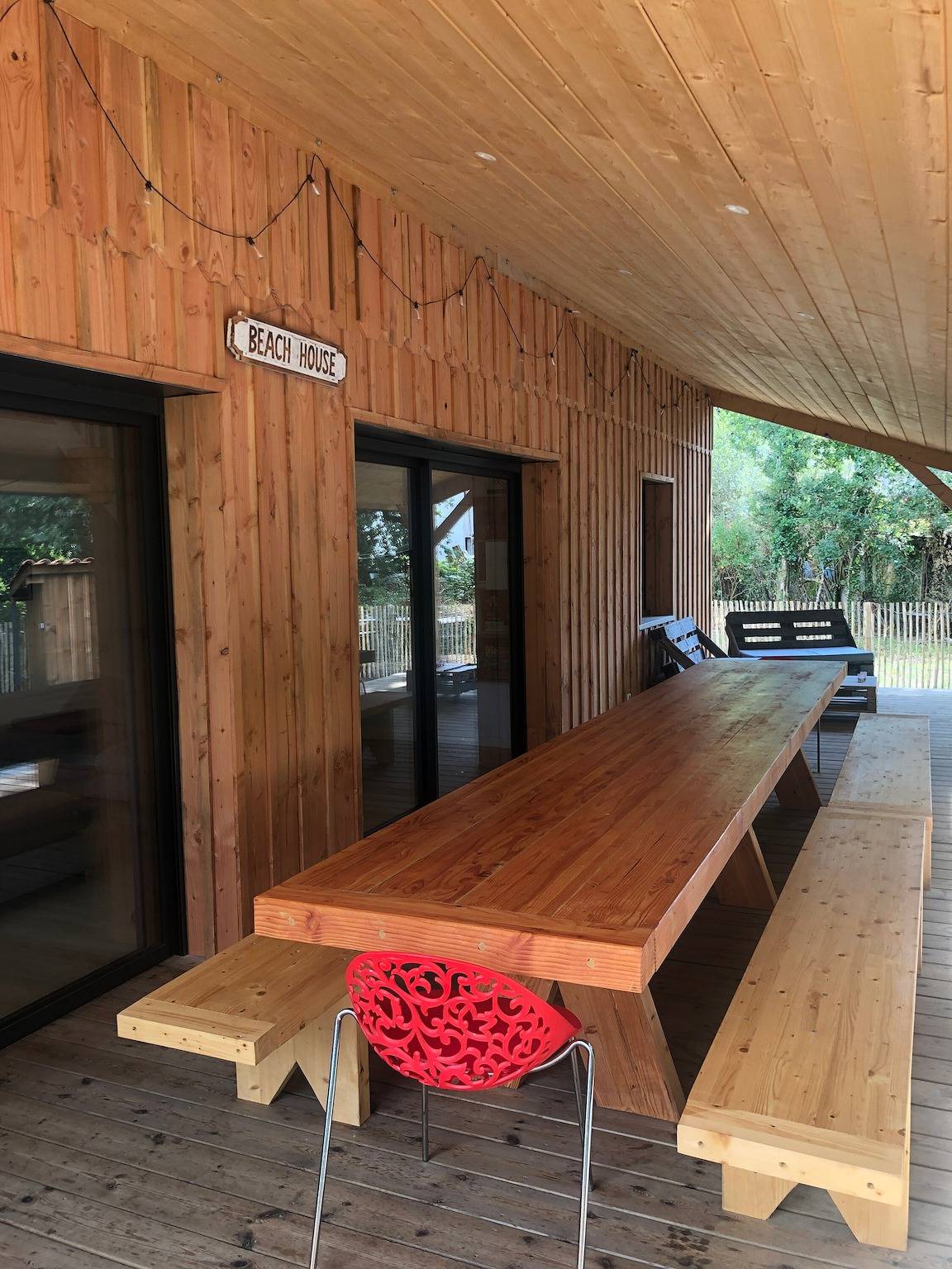 Maison spacieuse avec piscine, terrasse et vue sur la forêt – À 7 km de la plage de Montalivet in Vendays-Montalivet, Région de Lesparre-Médoc