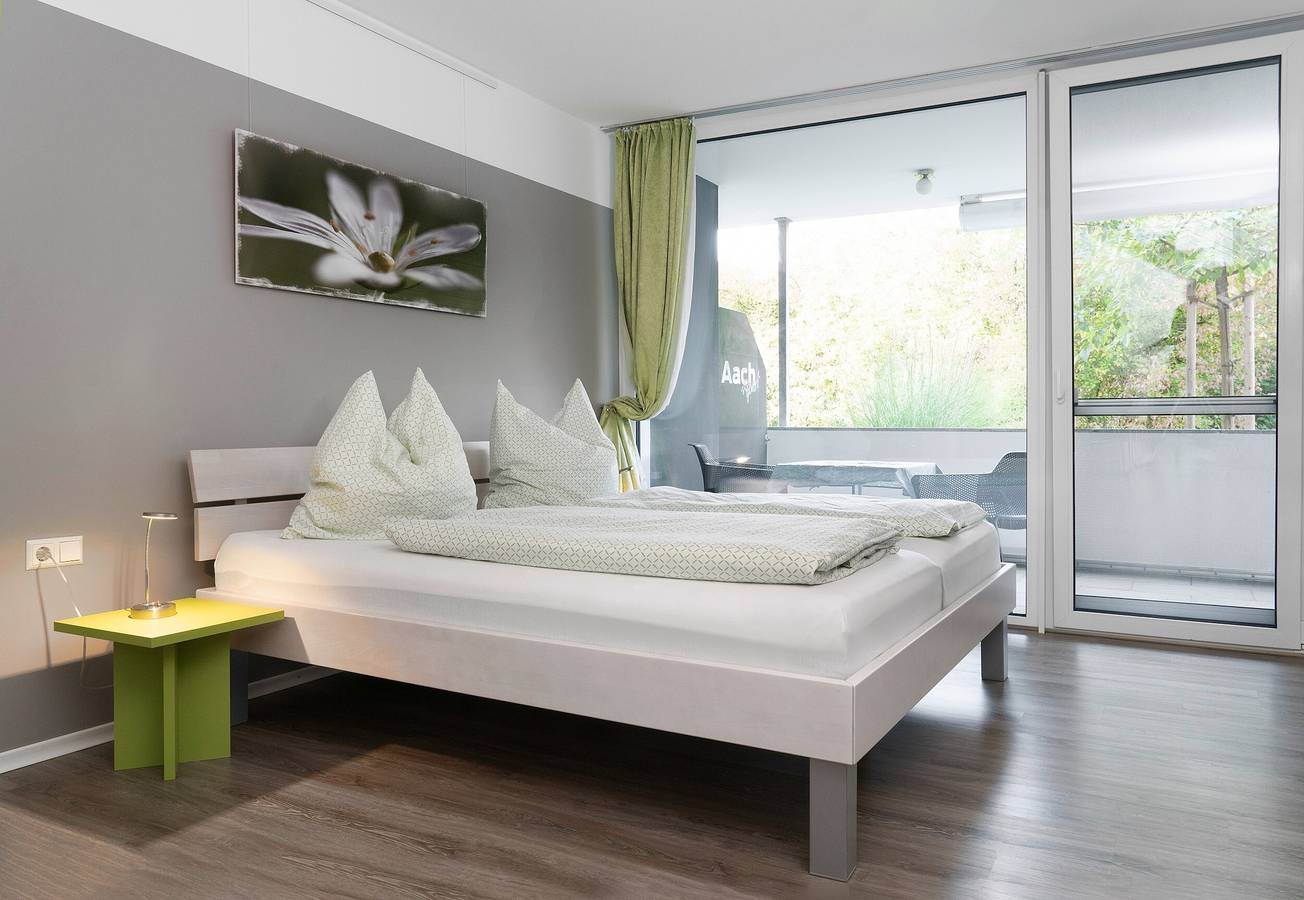 Ganze Wohnung, Apartment 4 im Aachapart - mit dem schönsten Blick auf die Aach, den Hohentwiel und das Rosenegg in Rielasingen-Worblingen, Hegau