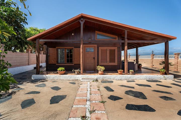 Ferienhaus "La Molineta" mit Bergblick, Pool, Garten, Terrasse & WLAN in La Hidalga, Arafo region