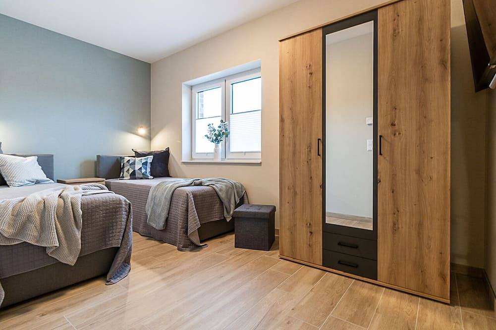 Ferienhaus für 6 Gäste mit Sauna, Kamin und Seeblick in Walchum in Walchum, Emsland