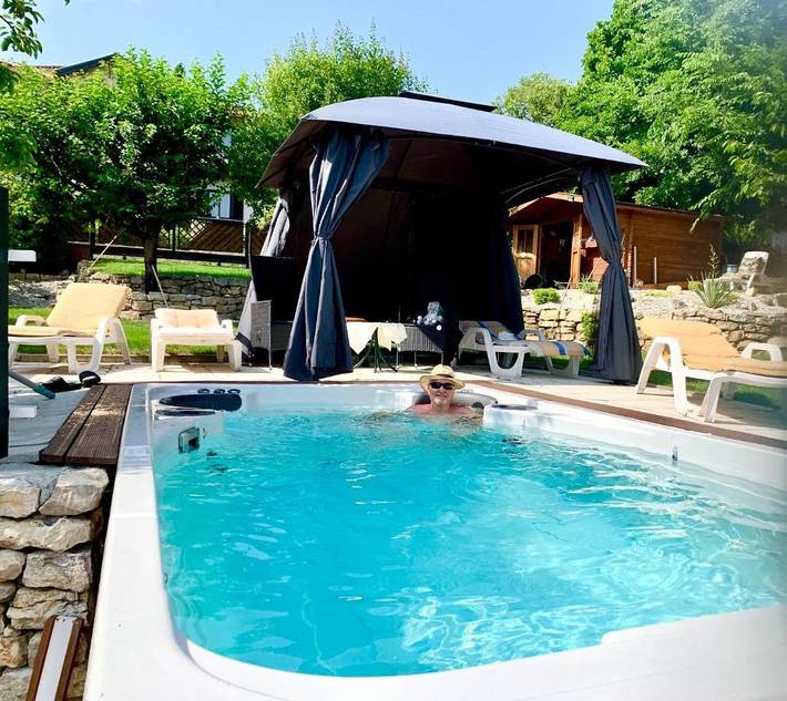 Villa für 12 Personen, mit Seeblick und Ausblick sowie Pool und Garten, mit Haustier am Balaton - 2