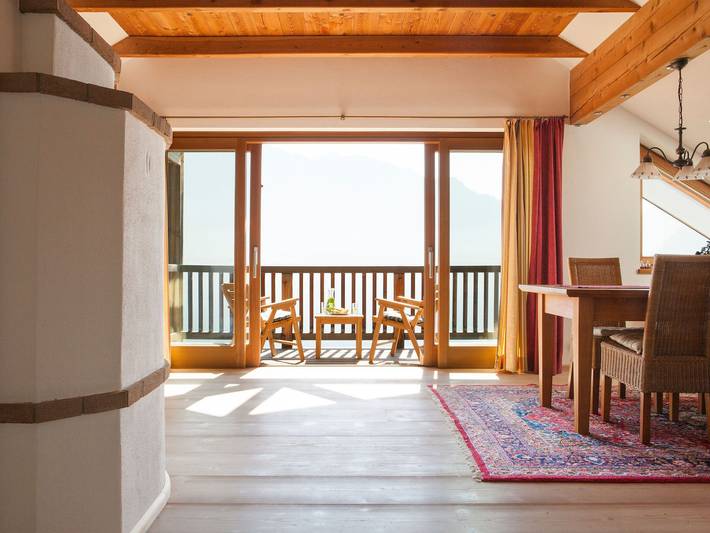 Ferienwohnung für 3 Personen, mit Balkon und Garten sowie Seeblick in Unterach am Attersee - 4