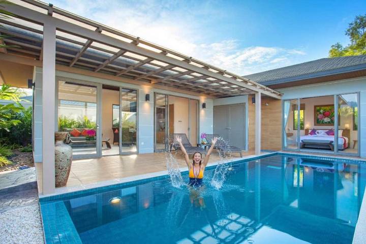 Villa för 4 Personer, med pool och terass, med husdjur i Kamala