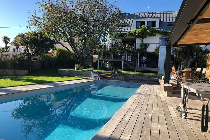 Ferienhaus für 10 Personen, mit Terrasse und Garten