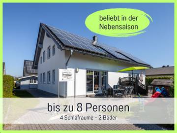 Ferienhaus für 8 Personen, mit Terrasse und Garten in Burgstaaken