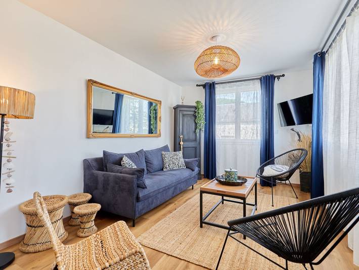 Maison de vacances pour 4 personnes, avec Terrasse et Jardin