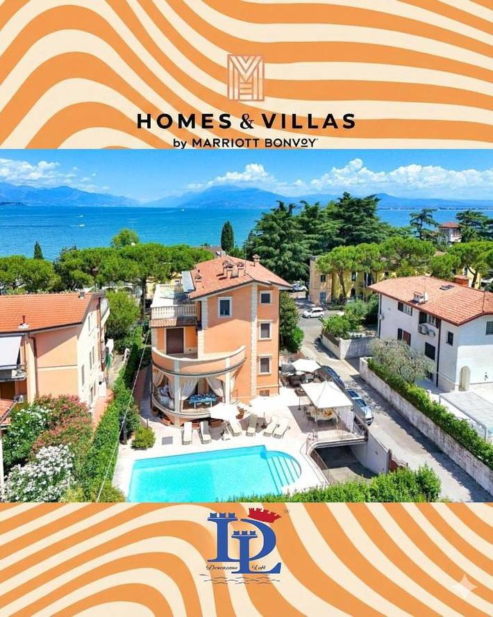 Villa per 8 persone, con giardino e vista lago nonché panorama e piscina a Desenzano del Garda