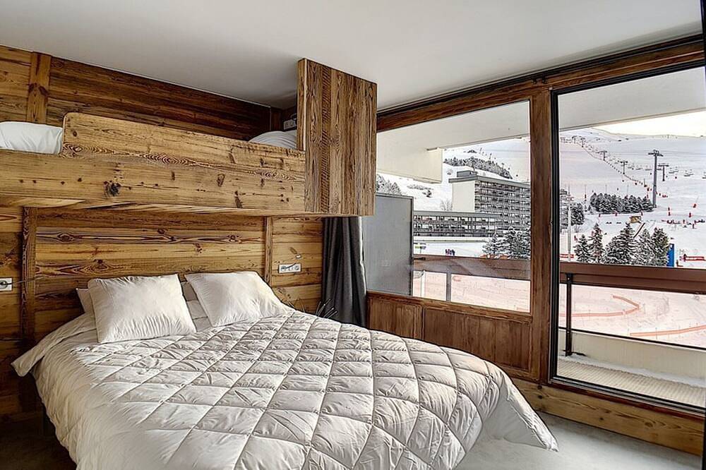 Ganze Wohnung, Renovierte 36m² Wohnung, Ski-in/Ski-out, Südbalkon in Les Menuires, Saint-Martin-de-Belleville