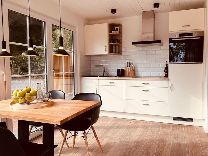 Ferienwohnung für 2 Personen, mit Terrasse und Garten sowie Sauna in Grödersby