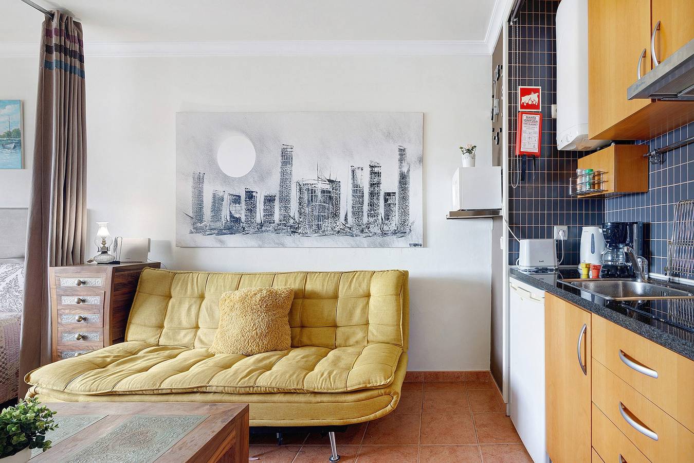 Ganzes Studio, Apartment 'Studio On Maria Luisa Beach Wifi' mit Pool, Wlan & Klimaanlage in Albufeira, Faro Distrikt