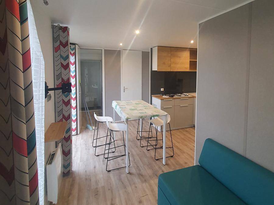 Camping La Ferme du Bord de Mer - Mobilhome 4 personnes - Filcmare in Gatteville-le-Phare, Région de Cherbourg