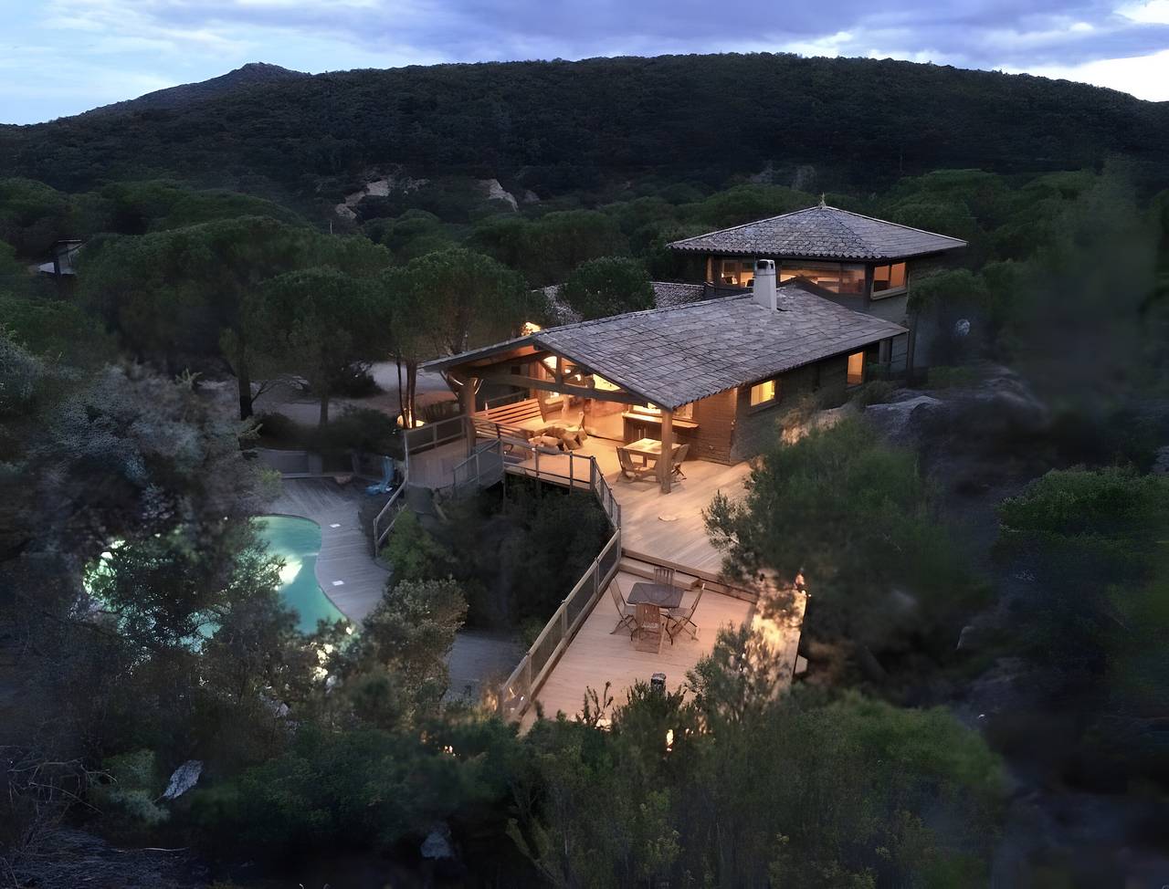 Villa 'Dans Site Exceptionnel' mit Bergblick, Wlan und Klimaanlage in Mourèze, Lodève und Umgebung