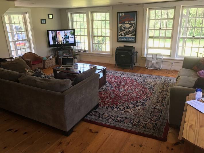 Barn for 11 people, with yard in Stowe