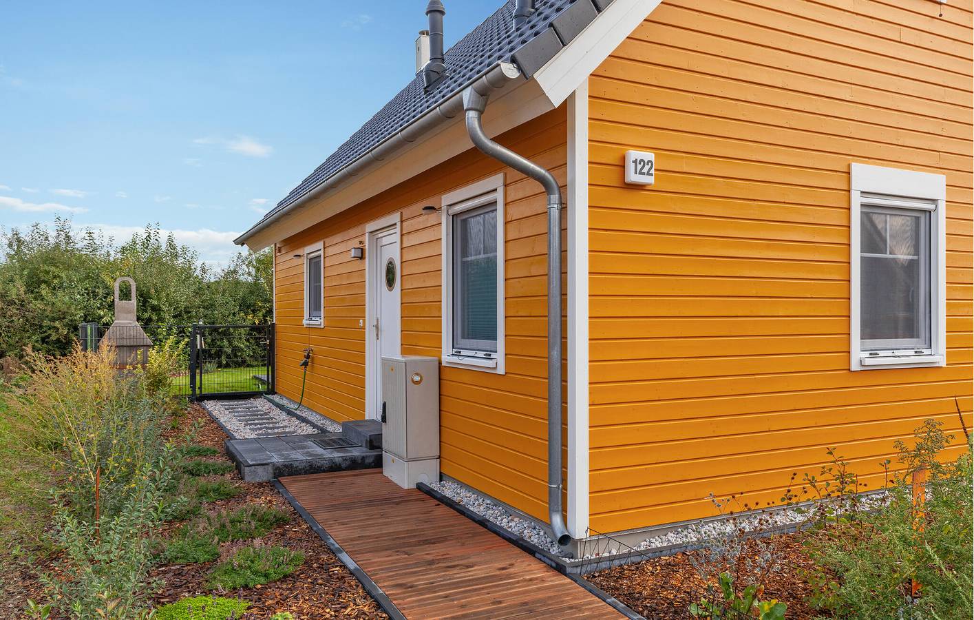 Gemütliche Wohnung mit Parkplatz, Garten, Terrasse und Internet in Zerpenschleuse, Wandlitz