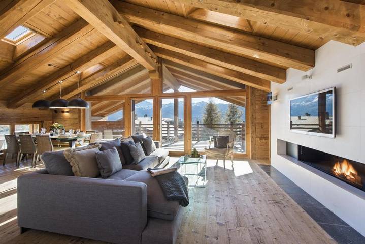 Appartement de vacances pour 8 personnes, avec terrasse et vue ainsi que piscine et sauna - 1