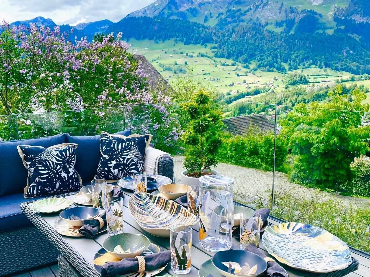 Chalet mit Garten, Grill und Terrasse in Unterwasser, Wildhaus-Alt St. Johann