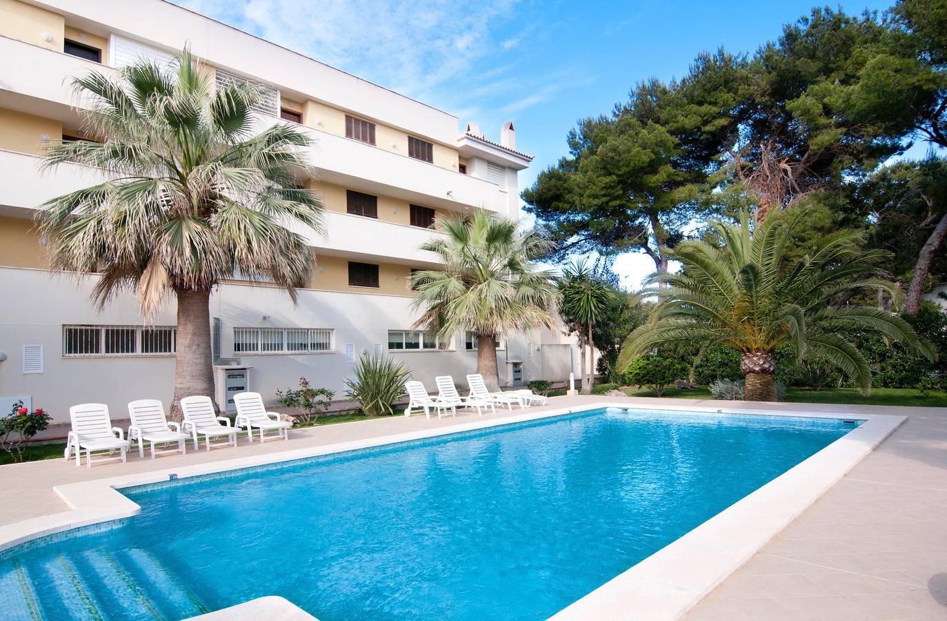 Ganze Wohnung, Ferienwohnung "Drac Blanc 1-3" mit Meerblick, Balkon, Garten und Klimaanlage in Cala Ratjada, Capdepera