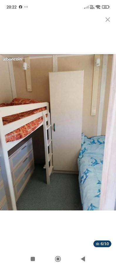 Camping pour 5 personnes, avec jardin ainsi que terrasse et vue
