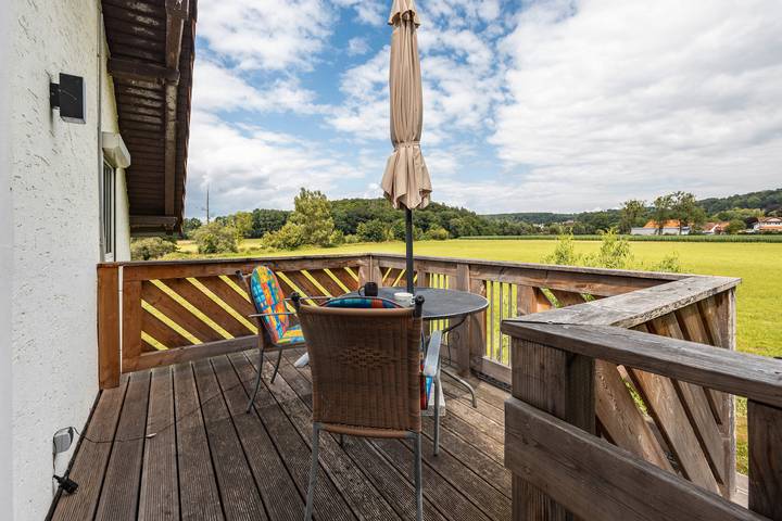 Ferienwohnung für 2 Personen, mit Balkon im Weserbergland