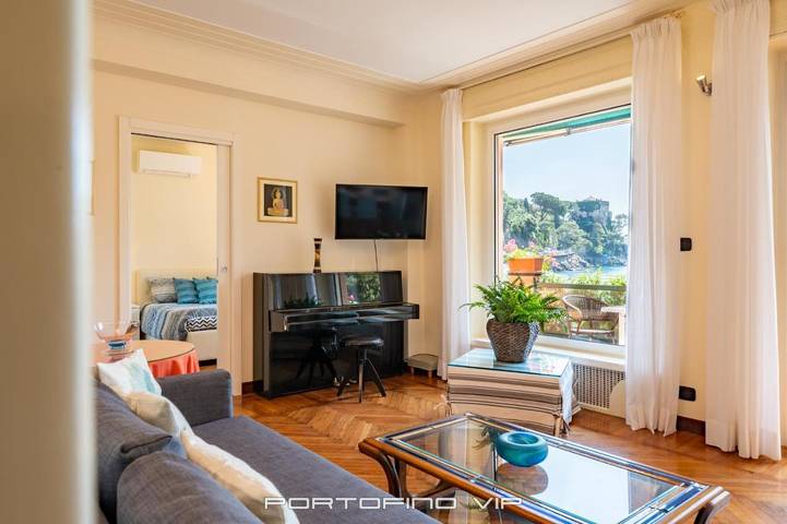 Ferienwohnung für 4 Personen, mit Ausblick und Terrasse in Portofino