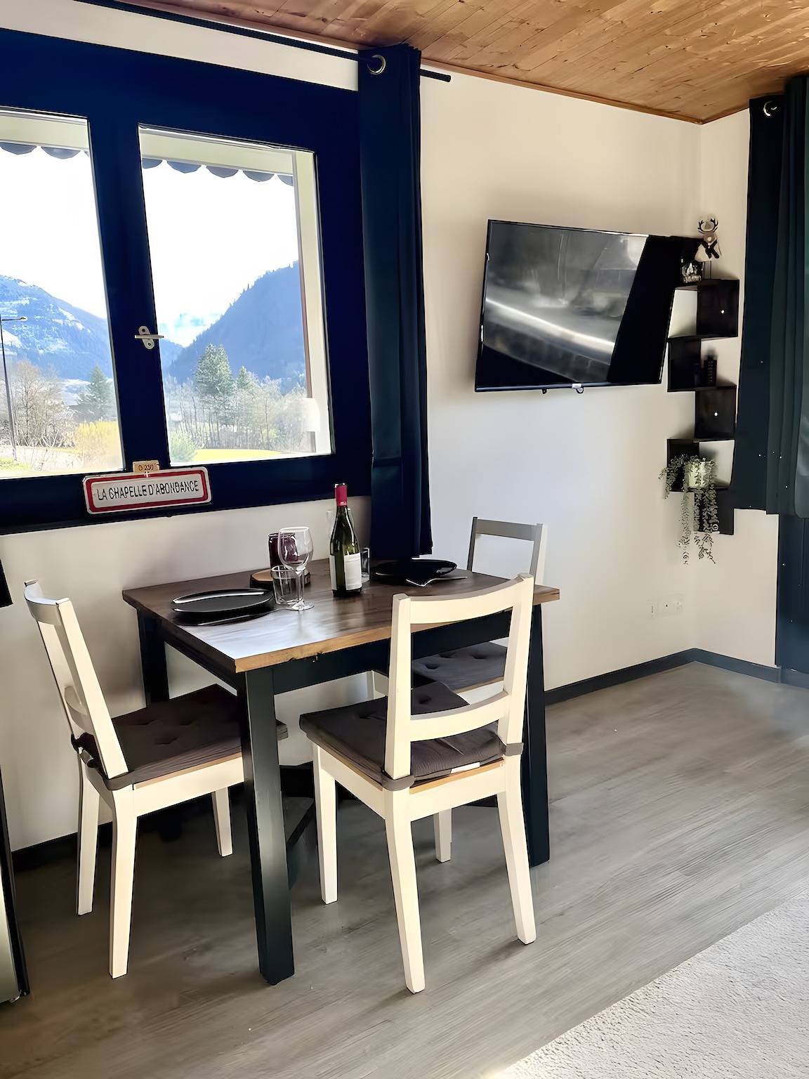 Estudio entero, Estudio 'a 400m del Telesilla, Sauna' con Vistas a la Montaña, Balcón y Wi-Fi in La Chapelle-d'Abondance, Les Portes du Soleil