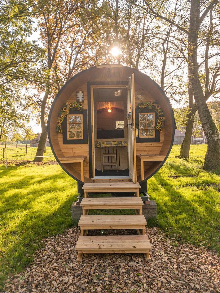 Camping für 4 Personen, mit Sauna und Terrasse sowie Garten in Niedersachsen - 2