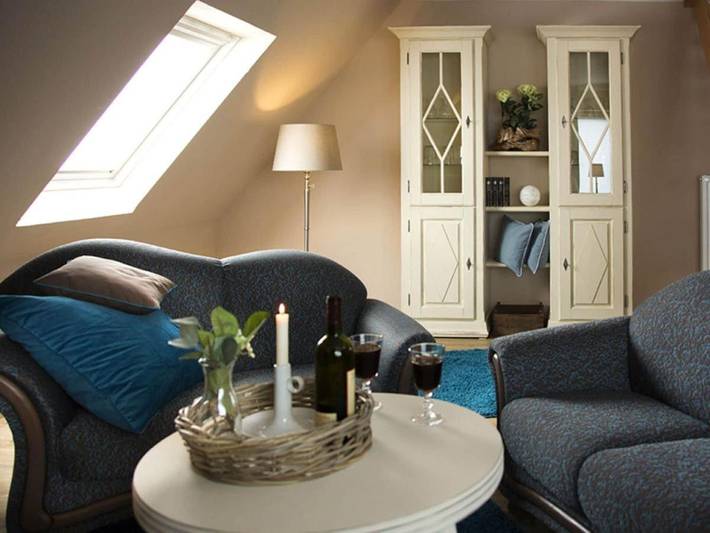 Ferienhaus für 5 Personen, mit Balkon und Terrasse sowie Garten