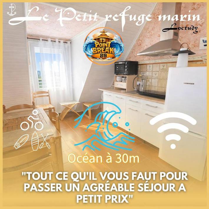 Appartement de vacances pour 3 personnes, avec vue et terrasse, animaux acceptés