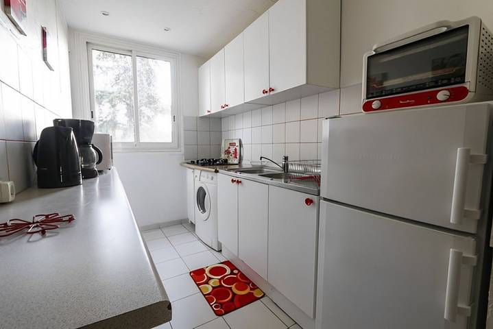 Appartement de vacances pour 4 personnes, avec balcon et jardin