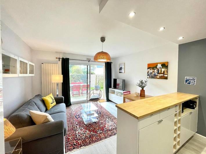 Gîte pour 3 personnes, avec terrasse et jardin dans Plage Saint-Colomban