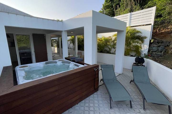 Villa pour 4 personnes, avec balcon et jardin dans Saint-Barthélemy