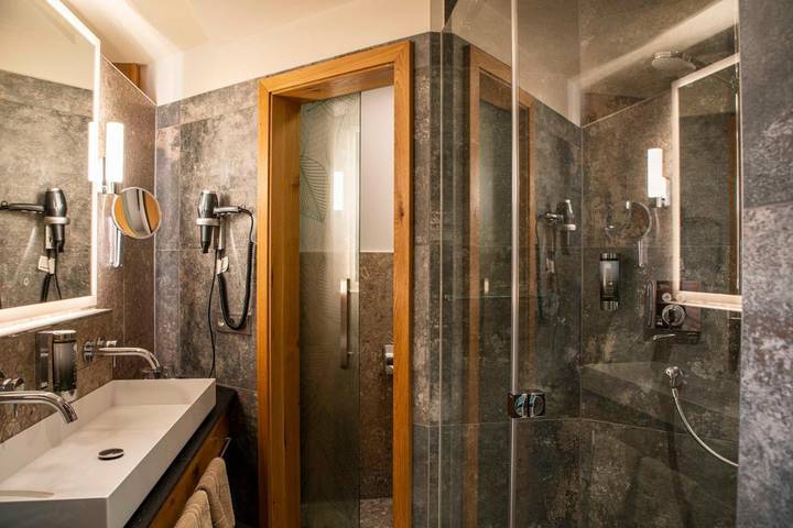 Hotel für 2 Personen, mit Ausblick und Garten sowie Sauna und Pool, mit Haustier in Grafenwiesen - 3