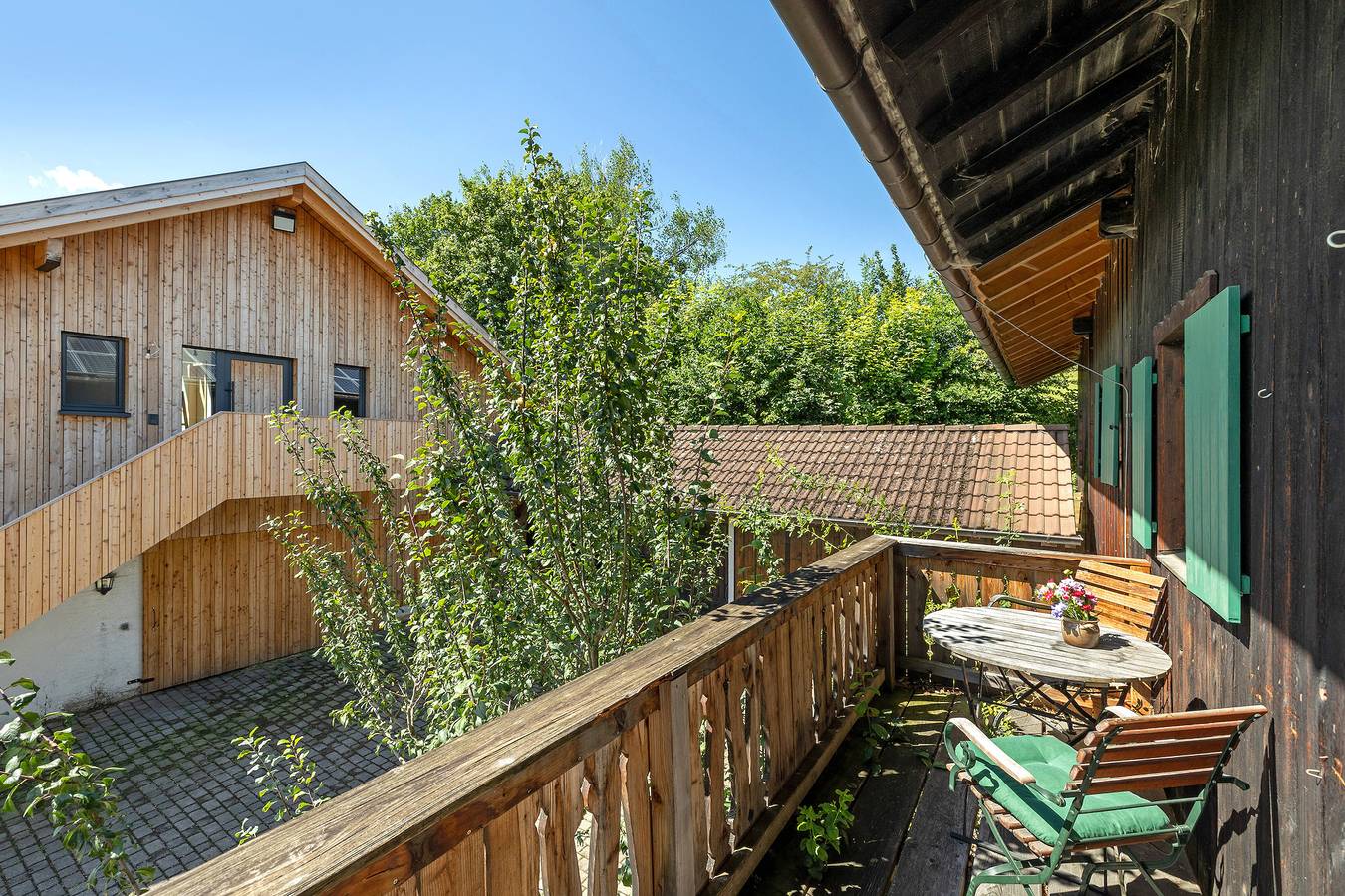 Ganze Wohnung, Ferienwohnung '4 Zimmer' mit gemeinsamer Terrasse, gemeinsamem Garten und Wi-Fi in Seeshaupt, Starnberger See