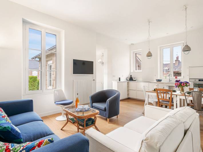 Location de vacances pour 6 personnes, avec jardin et terrasse dans Plage du Prieuré - 2