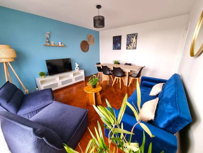 Gîte pour 7 personnes, avec balcon et vue à Saint-Étienne-du-Rouvray - 2