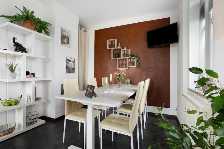 Appartement entier, Appartement 'Fewo Zum Alten Bahnhof' avec Wi-Fi in Reinsberg, Chemnitz (region)