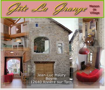 Gîte pour 8 personnes, avec terrasse à Rivière-sur-Tarn
