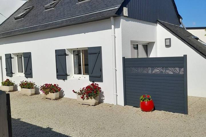 Location de vacances pour 4 personnes, avec jardin et terrasse dans Plage Du Pouldu Santec