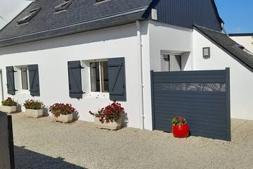 Gîte pour 4 personnes, avec terrasse et jardin dans Plage Du Pouldu Santec