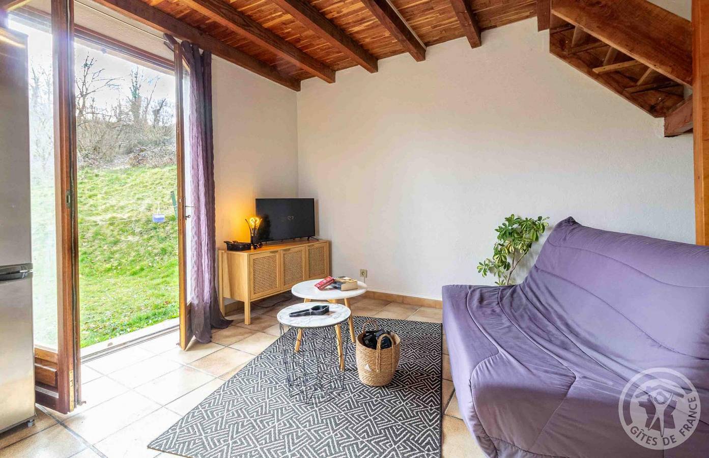 Gîte voor 3 personen met tuin in Peyrouse, Hautes-Pyreneeën