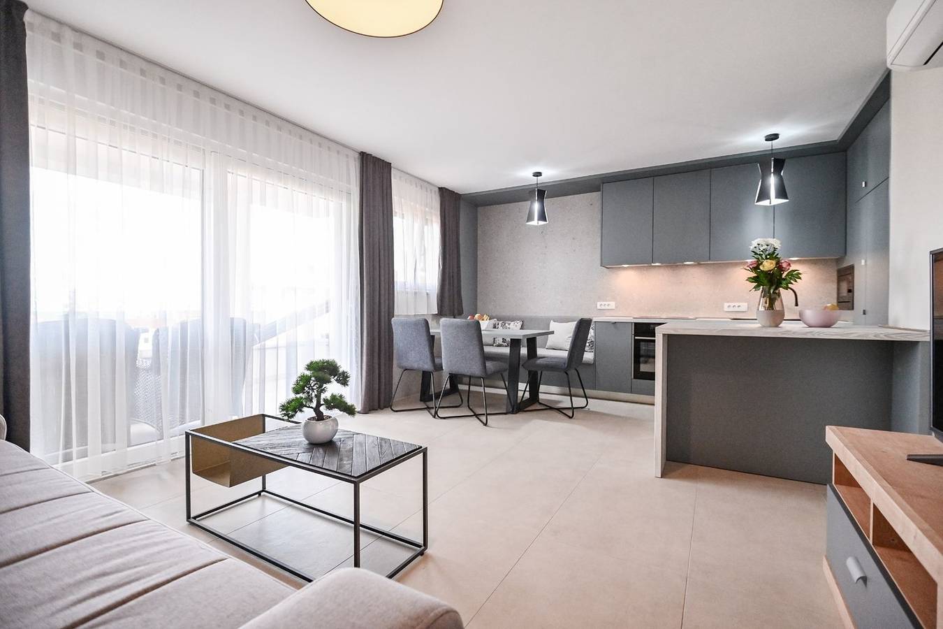 Ganze Wohnung, Modern Apartment Nina mit Meerblick in Zidarici, Krk