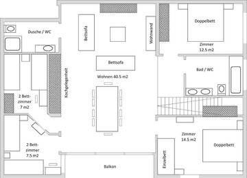 Apartamento De Vacaciones para 11 Personas en Sins, Western Alps, Foto 1