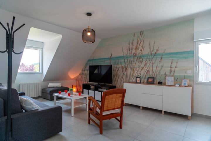 Appartement entier, Le Haut du Nelud - Appt dans maison avec jardin in Locmariaquer, Côte des Mégalithes