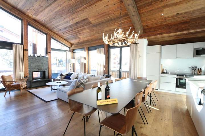 Ferienhaus für 10 Personen, mit Garten in Saas-Fee