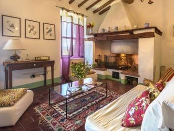 Villa Con Piscina per 12 Persone in Radicofani, Val d’Orcia, Foto 4