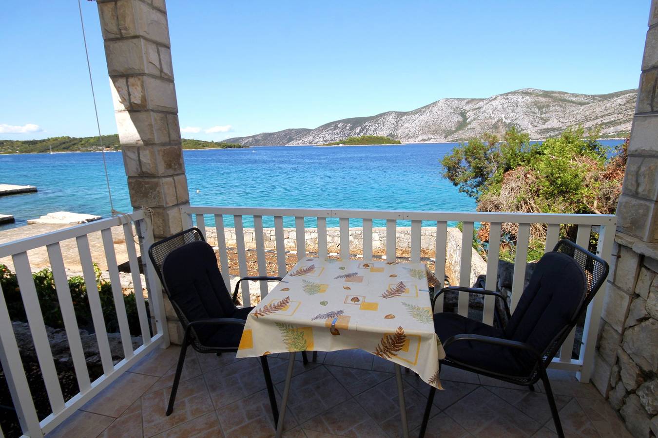 Ganze Wohnung, Studio Appartement am Strand Kneza, Korcula As-9166-a in Kneza, Korcula