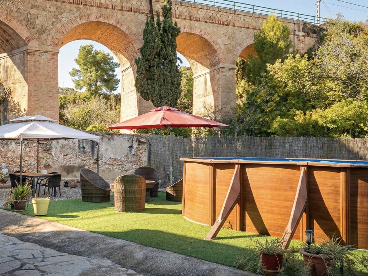 At504 Ca la Martorella: Casa rustica con piscina privada a unos min. en coche de la playa in Roda de Berà, Costa Dorada