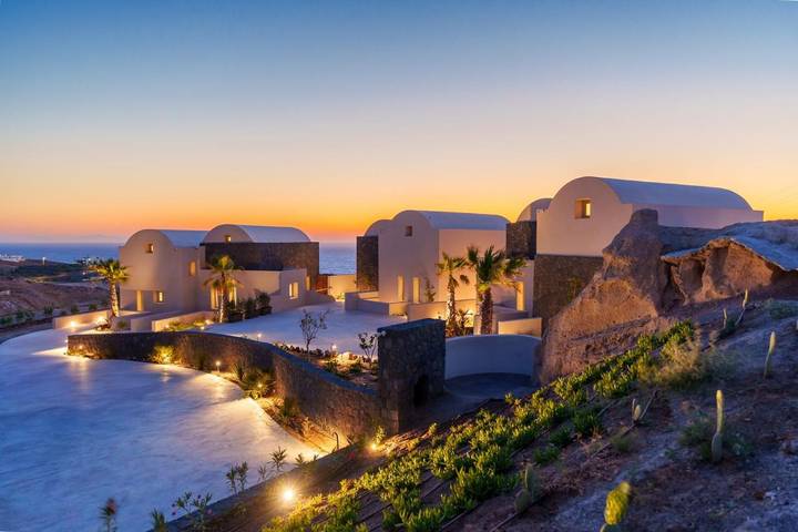 Villa für 2 Personen, mit Ausblick und Garten auf Santorin