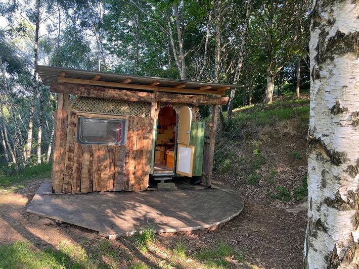 Tente pour 2 personnes, avec vue et jardin, animaux acceptés dans l' Aveyron - 2